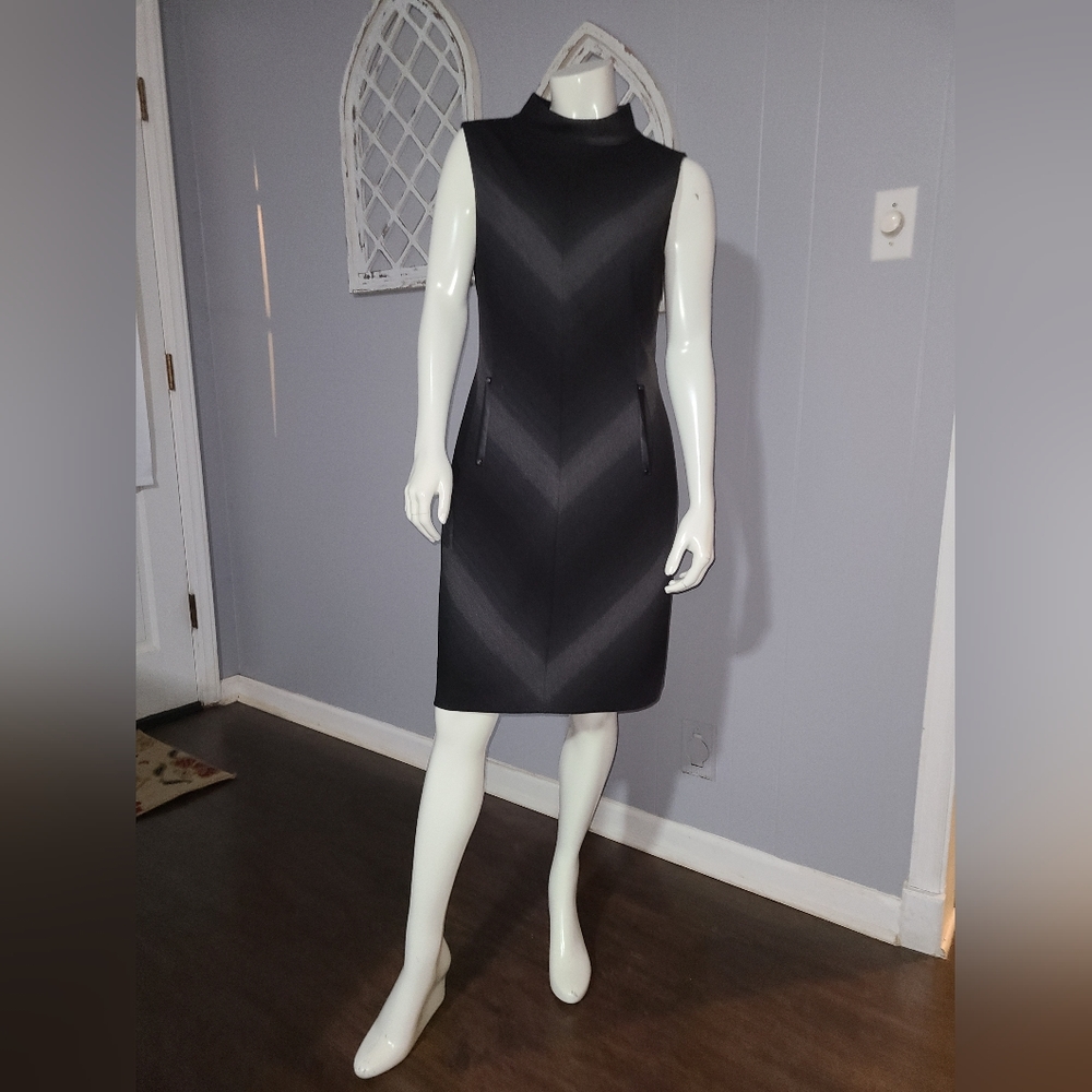 Antonio Melani Sleeveless Mock Neck Sheath Dress